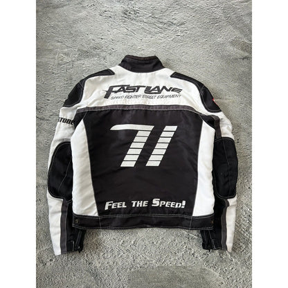 Speed Fighter Racing Jacket vintage bomber jacket black