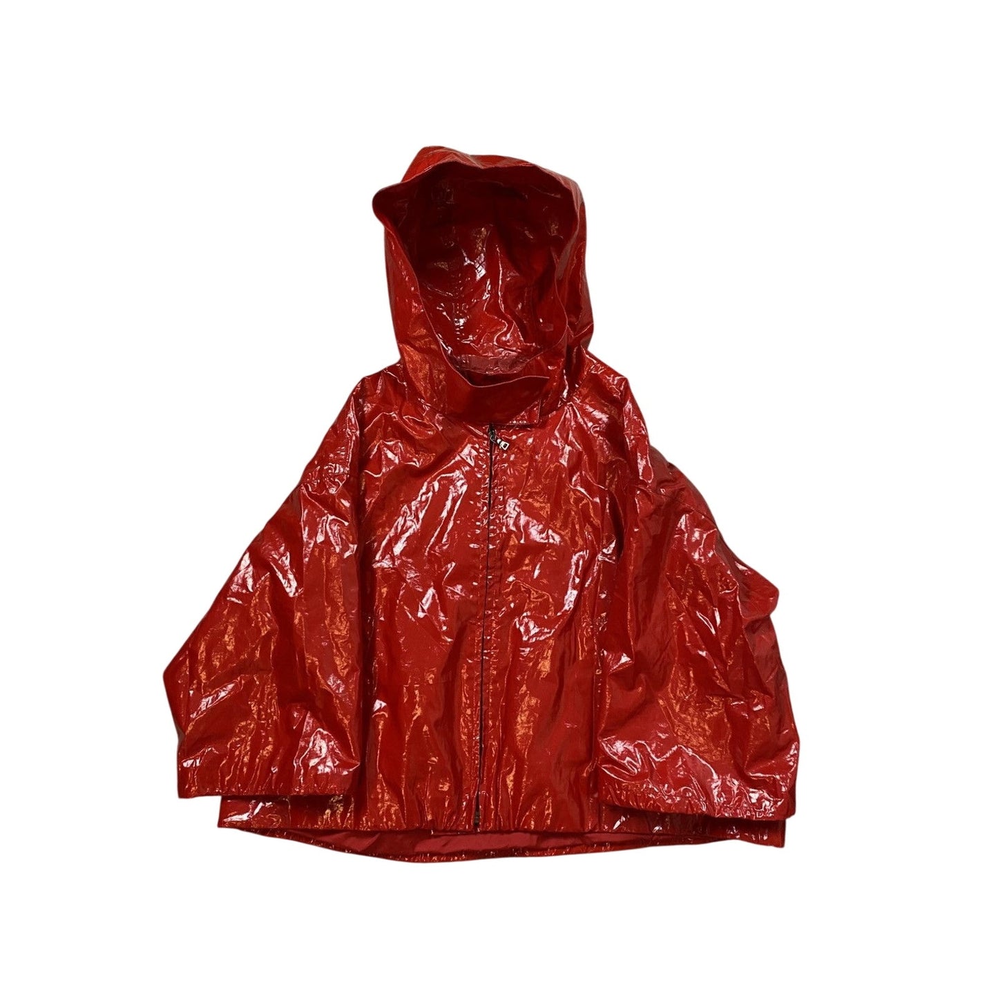 Prada jacket red raincoat 2008