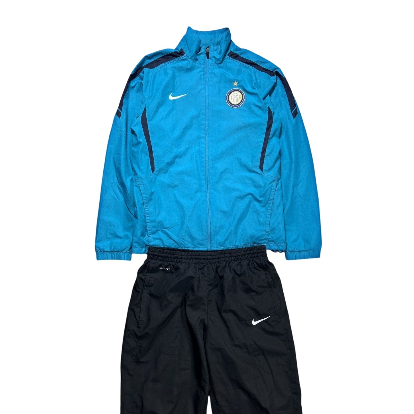 Inter Milan Nike track suit blue black nylon pants jacket