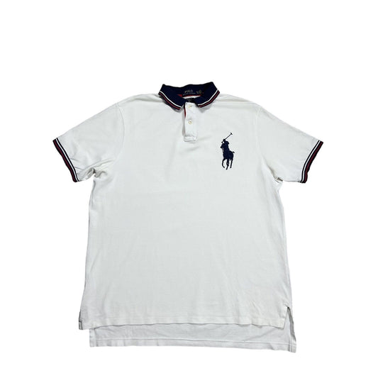 Chief Keef Polo Ralph Lauren vintage white big pony T-shirt