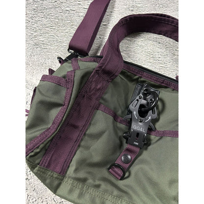 George Gina & Lucy bag khaki purple Y2K GGL Come Titikaka