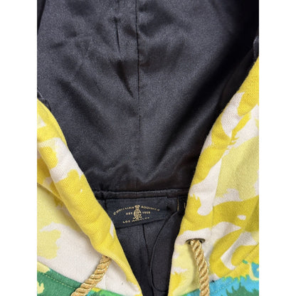 Ed Hardy zip hoodie yellow vintage Y2K Christian Audigier