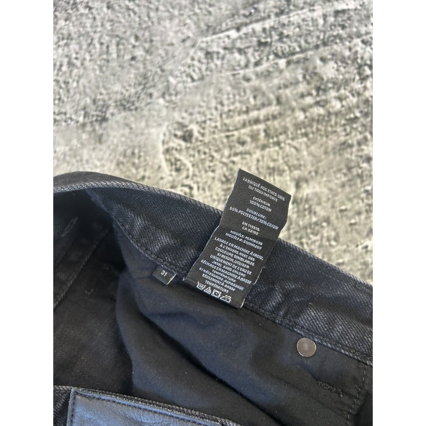 Helmut Lang jeans black slim