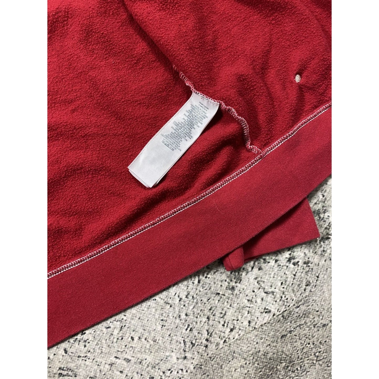 True Religion zip hoodie red big logo buddha horseshoe