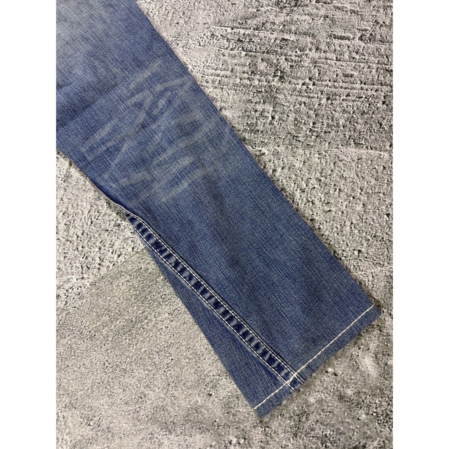 True Religion Joey jeans vintage denim pants flared blue