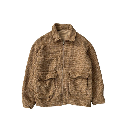 Italian true vintage wool jacket brown 60s