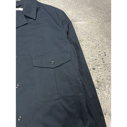 Uniqlo Lemaire Cotton Jacket navy button-up