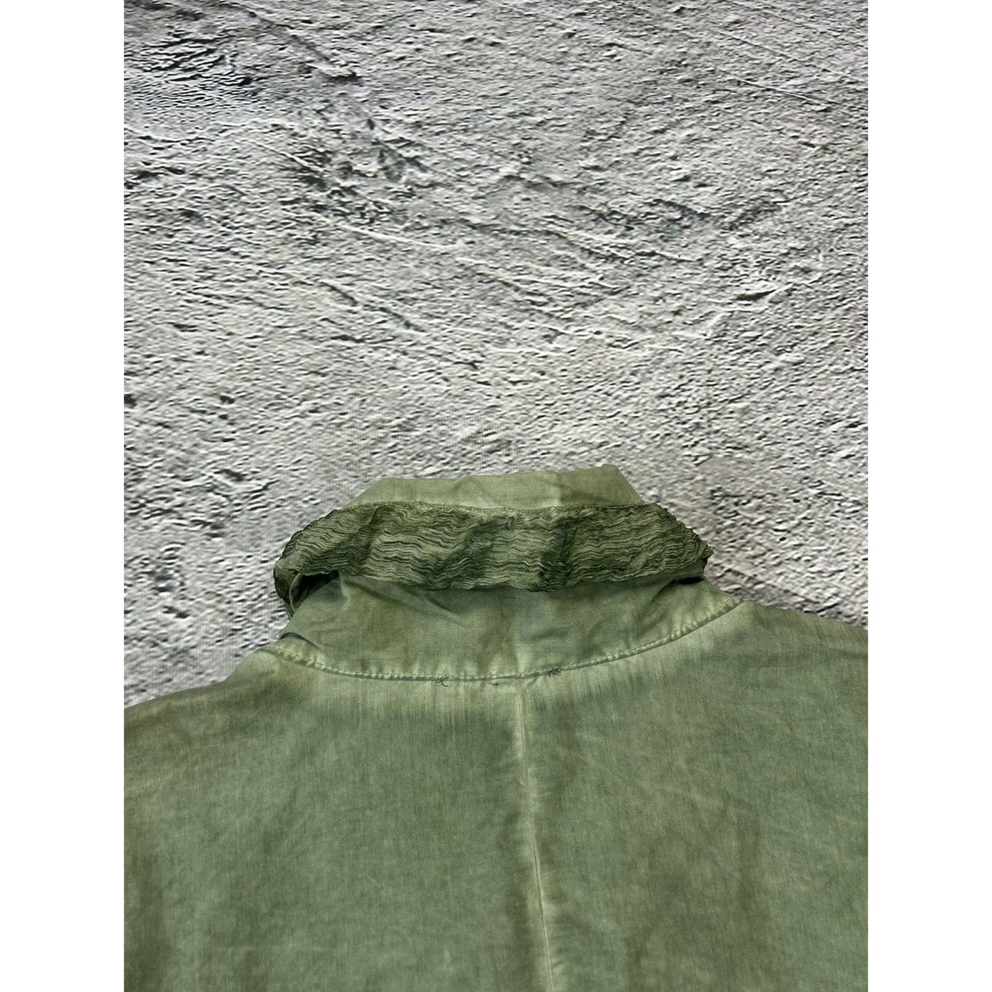 Elisa Cavaletti vintage Blouse shirt avant garde green