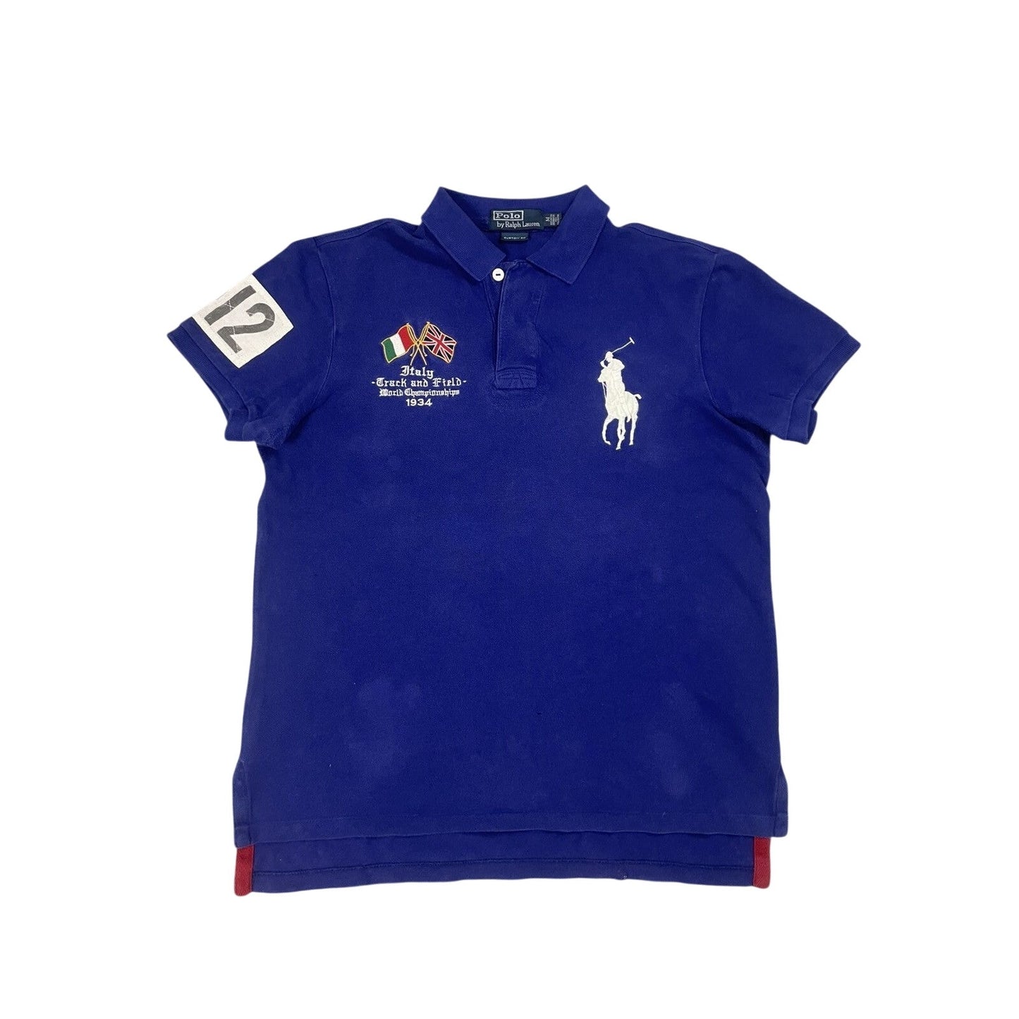 Chief Keef Polo Italy Ralph Lauren vintage blue big pony
