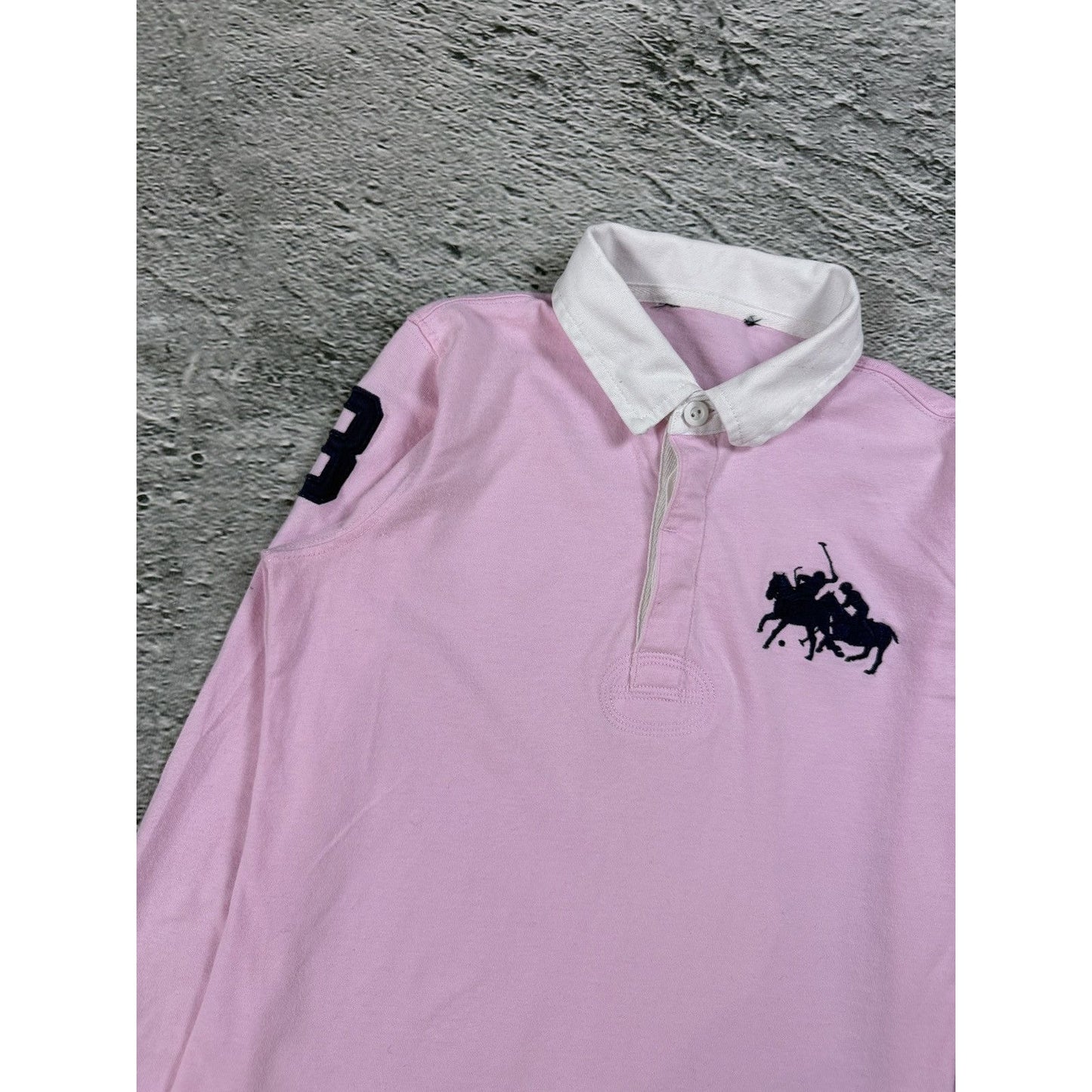 Chief Keef Polo Ralph Lauren vintage pink longsleeve