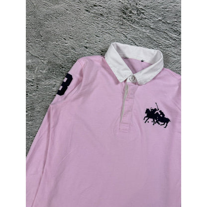 Chief Keef Polo Ralph Lauren vintage pink longsleeve