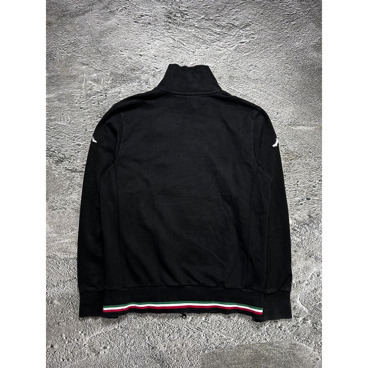 Kappa Italy vintage track suit zip sweatshirt black