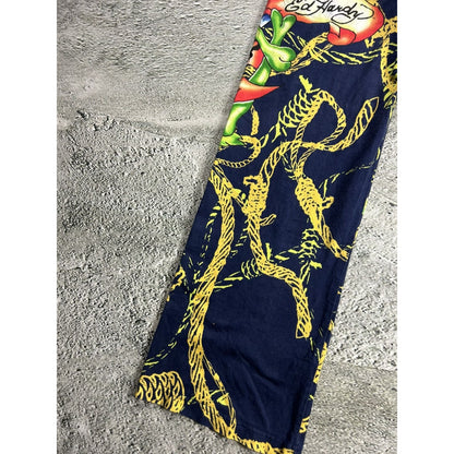 Ed Hardy Christian Audigier vintage sweatpants crazy Y2K