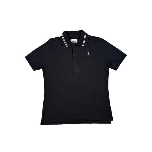 Vivienne Westwood polo t-shirt black small Orb logo