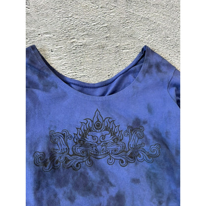 Vintage Y2K Longsleeve navy blue