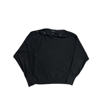 Allsaints Elle Jumper black button-up