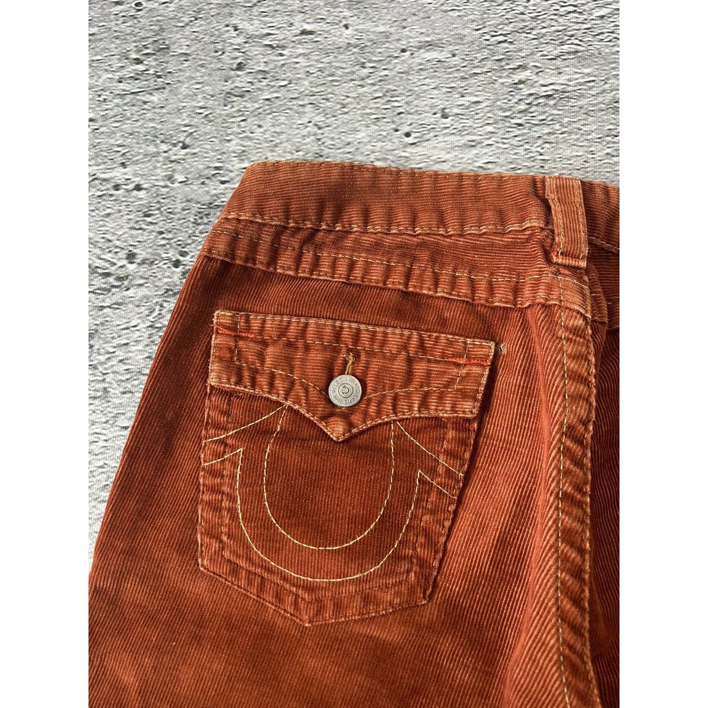 True Religion Joey jeans vintage cords corduroy pants flared