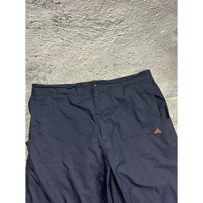 Adidas vintage navy orange nylon track pants 2000s
