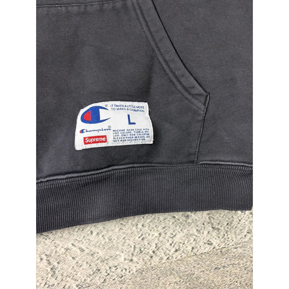 Supreme x Champion hoodie arc Logo
