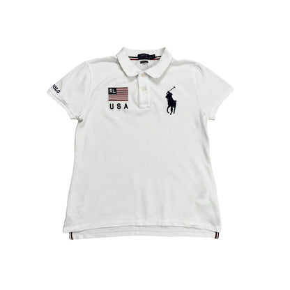 Chief Keef Polo Ralph Lauren vintage white polo USA big pony