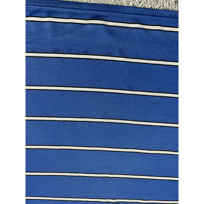 Nike big swoosh striped t-shirt vintage 90s blue