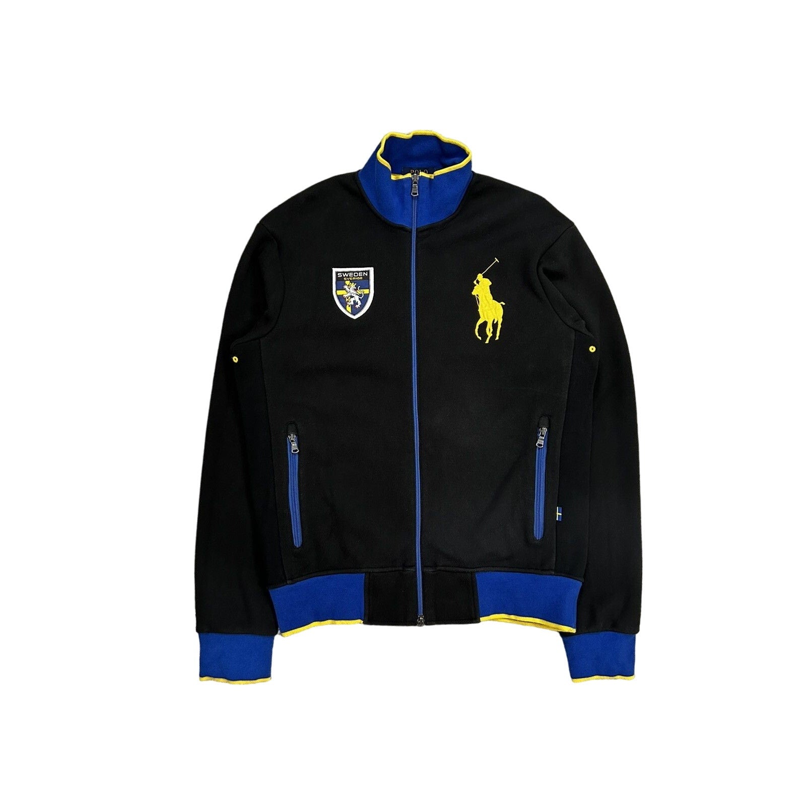 Chief Keef Polo Ralph Lauren zip sweatshirt Sweden big pony Refitted