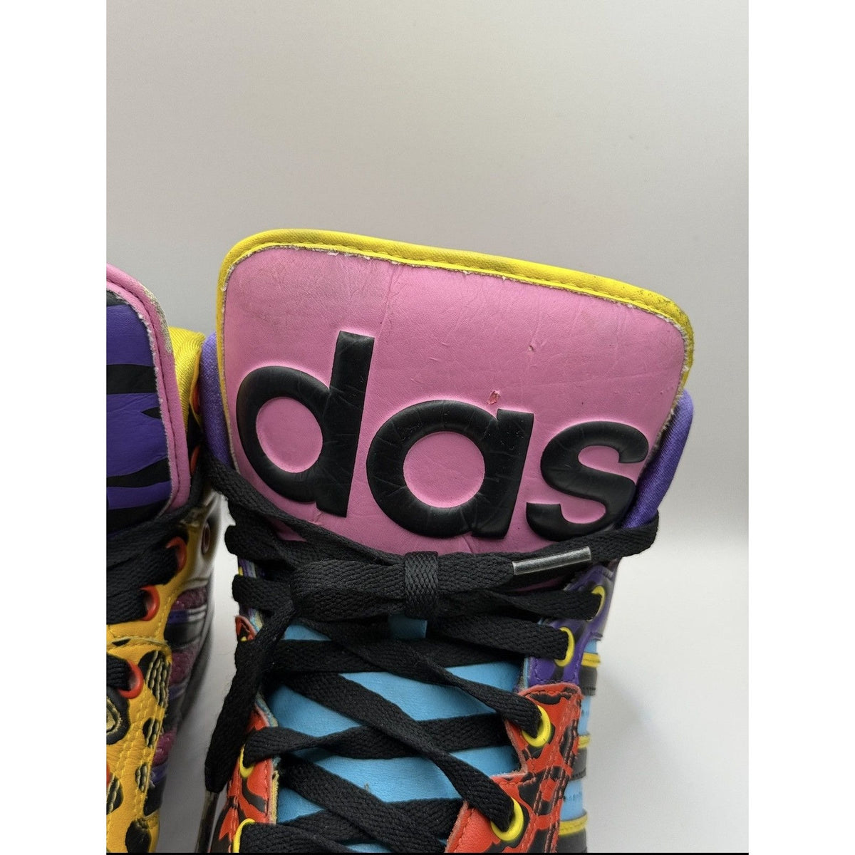 Adidas Originals Jeremy Scott Instinct Hi Black Light Aqua