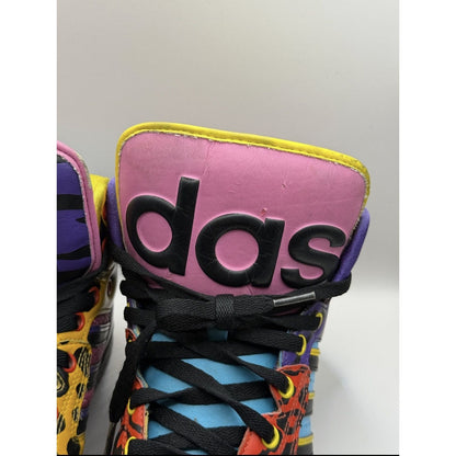 Adidas Originals Jeremy Scott Instinct Hi Black Light Aqua