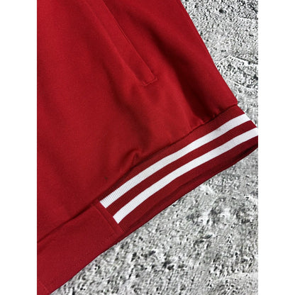 Pelle Pelle vintage track suit red white zip Classique