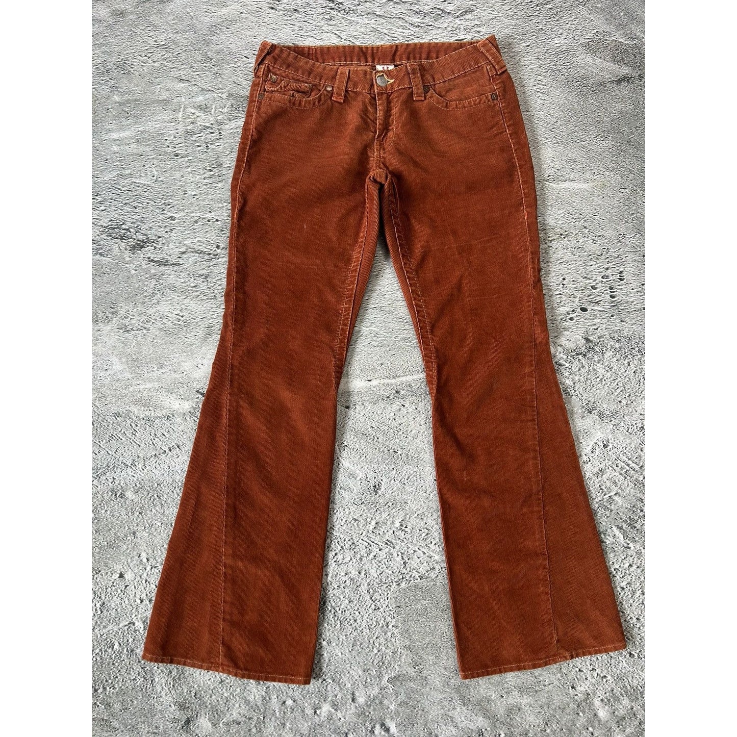 True Religion Joey jeans vintage cords corduroy pants flared