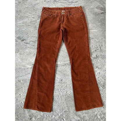 True Religion Joey jeans vintage cords corduroy pants flared
