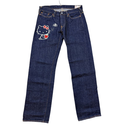 Evisu x Hello Kitty Yamane denim raw made in Japan