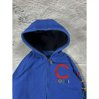 Coogi vintage zip hoodie blue Australia logo Y2K
