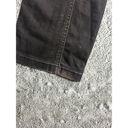 Y2K jeans flared brown cargo