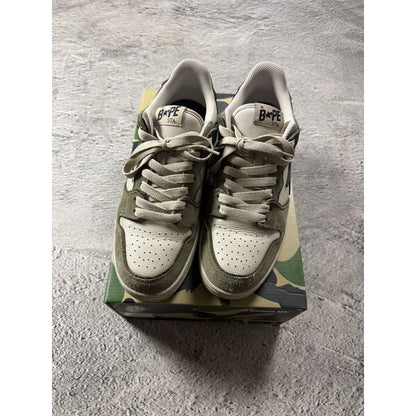 Bapesta Sk8-sta Bape sneakers khaki green a bathing ape