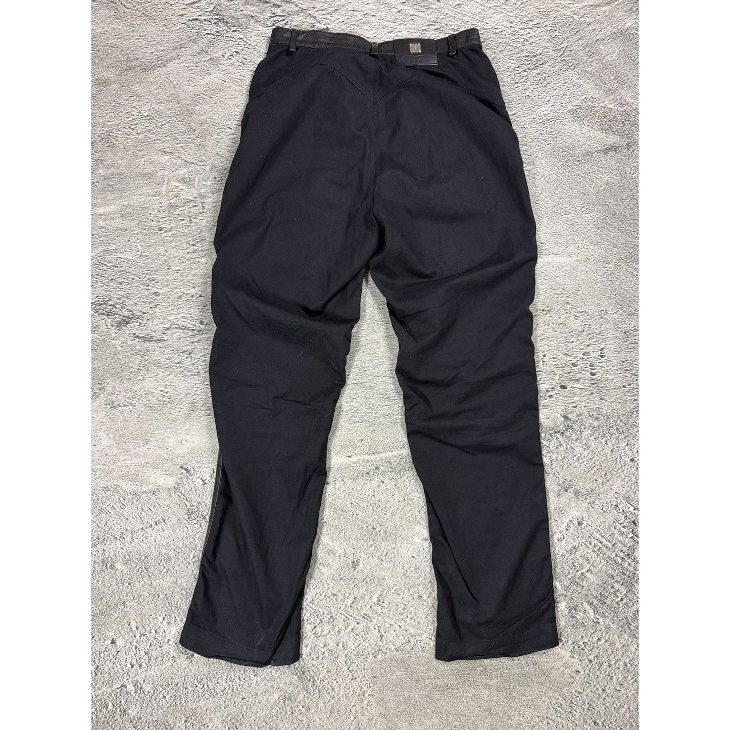 MCM Black Leather Pants Vintage