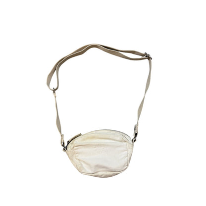 Stussy shoulder bag cream white embriodered