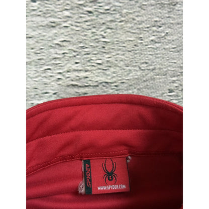 Spyder long sleeve red half zip sweatshirt motocross running
