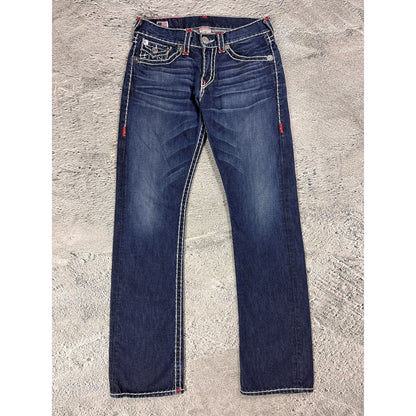 True Religion blue jeans Red Tab stitching Y2K Ricky