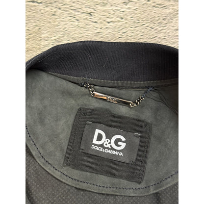 Dolce & Gabbana Vintage Goat Leather jacket perforated