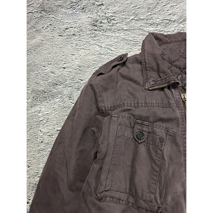 Dolce & Gabbana coat vintage utility miltary brown Y2K