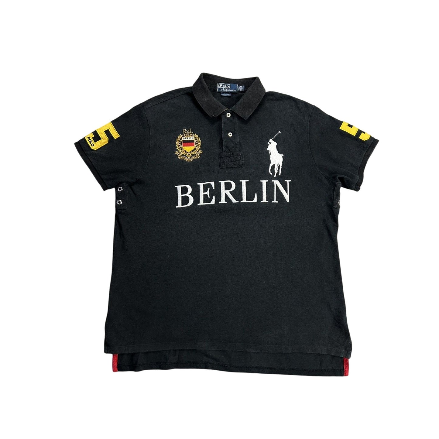 Chief Keef Polo Ralph Lauren Berlin black polo T-shirt