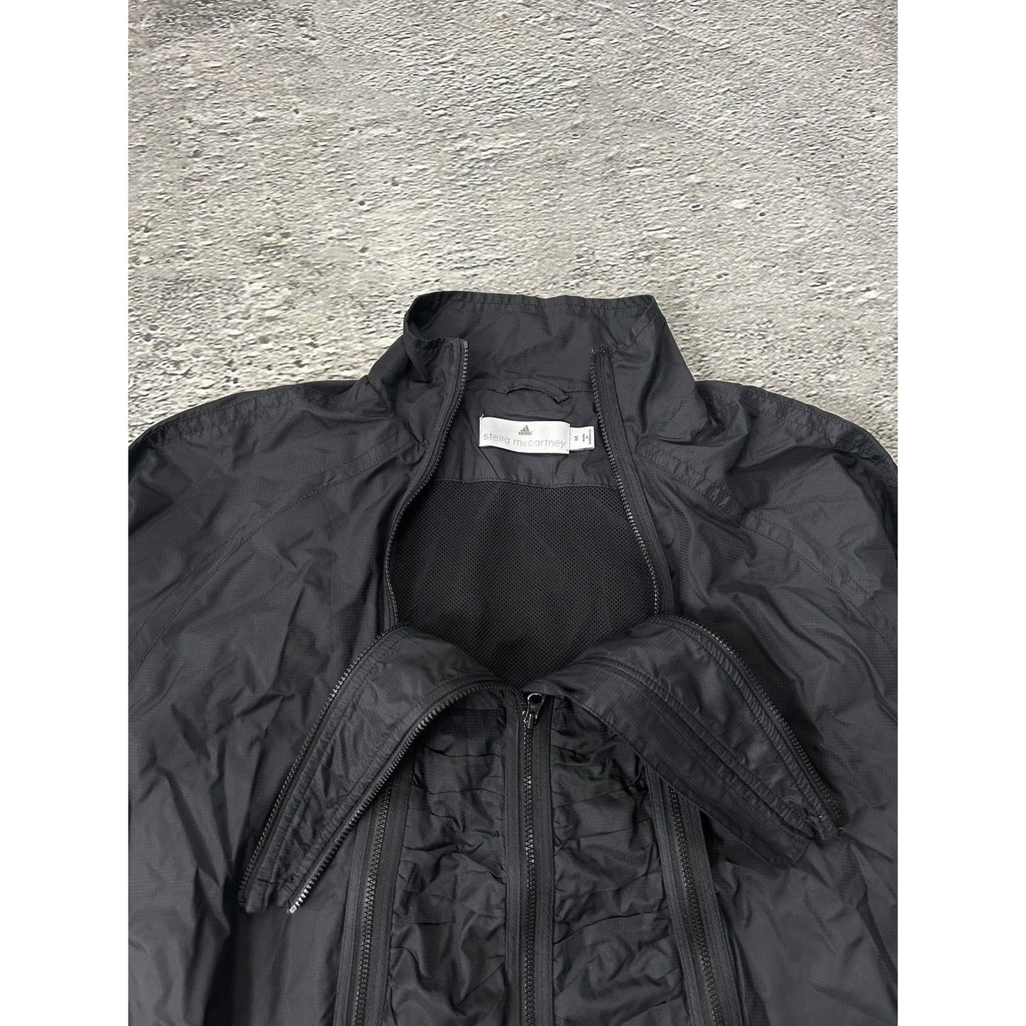 Adidas Stella McCartney bomber jacket black avant-garde