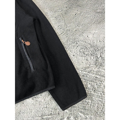 Evisu fleece black vintage big logo seagull multipocket