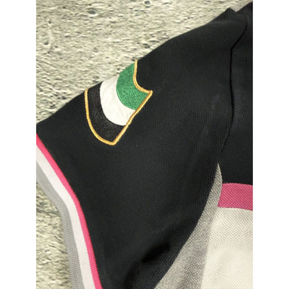 Chief Keef Polo Geografical Norway Dubai T-shirt black pink