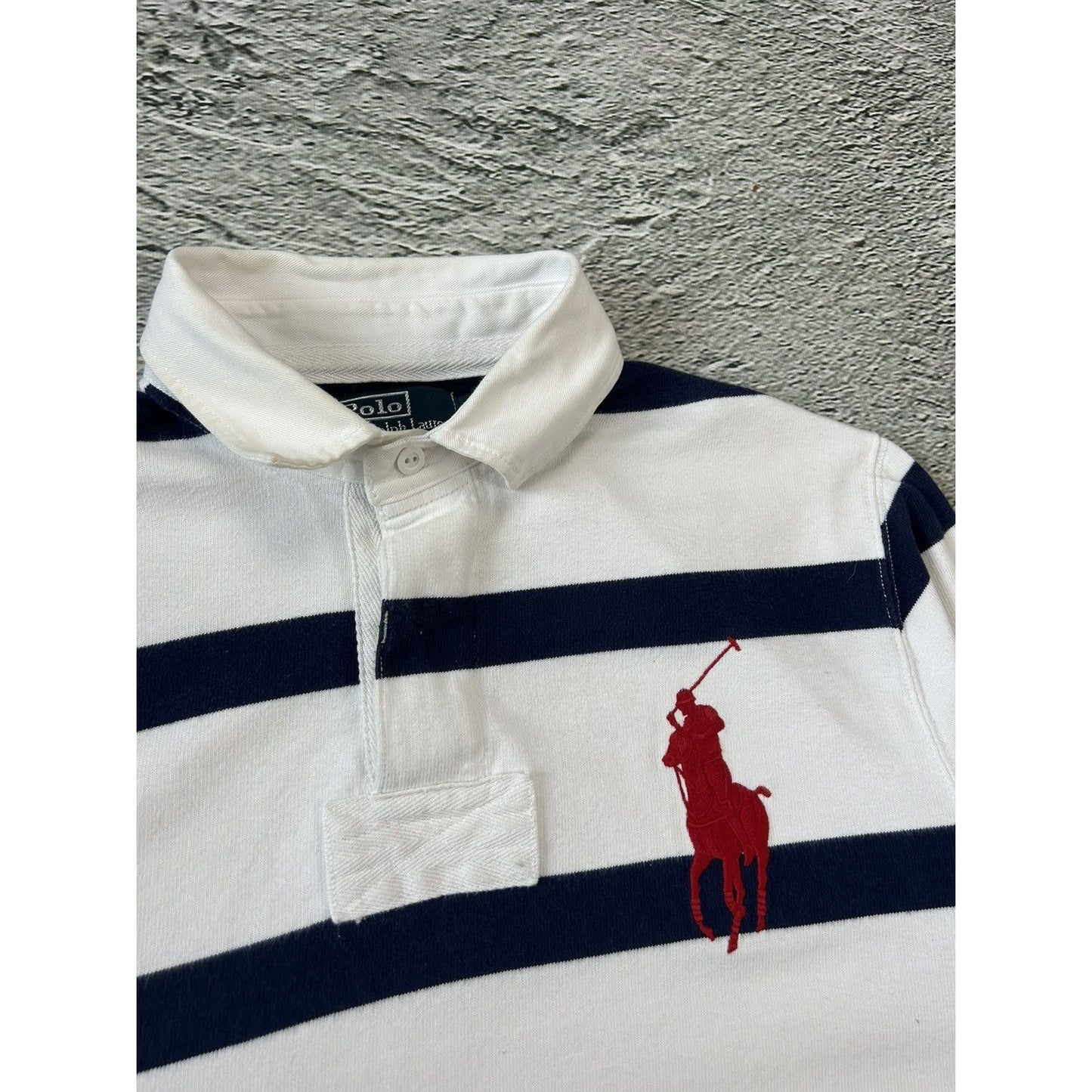 Chief Keef Polo Ralph Lauren striped longsleeve big pony