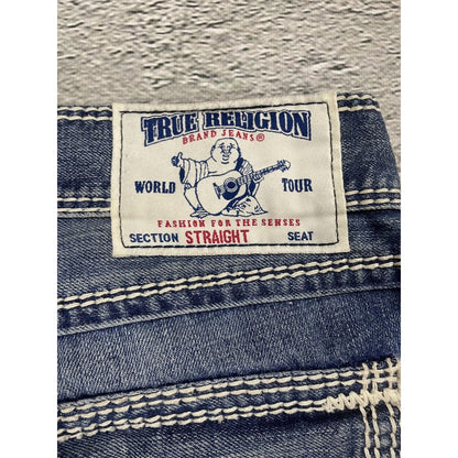 True Religion jeans vintage Straight denim Mega T stitching