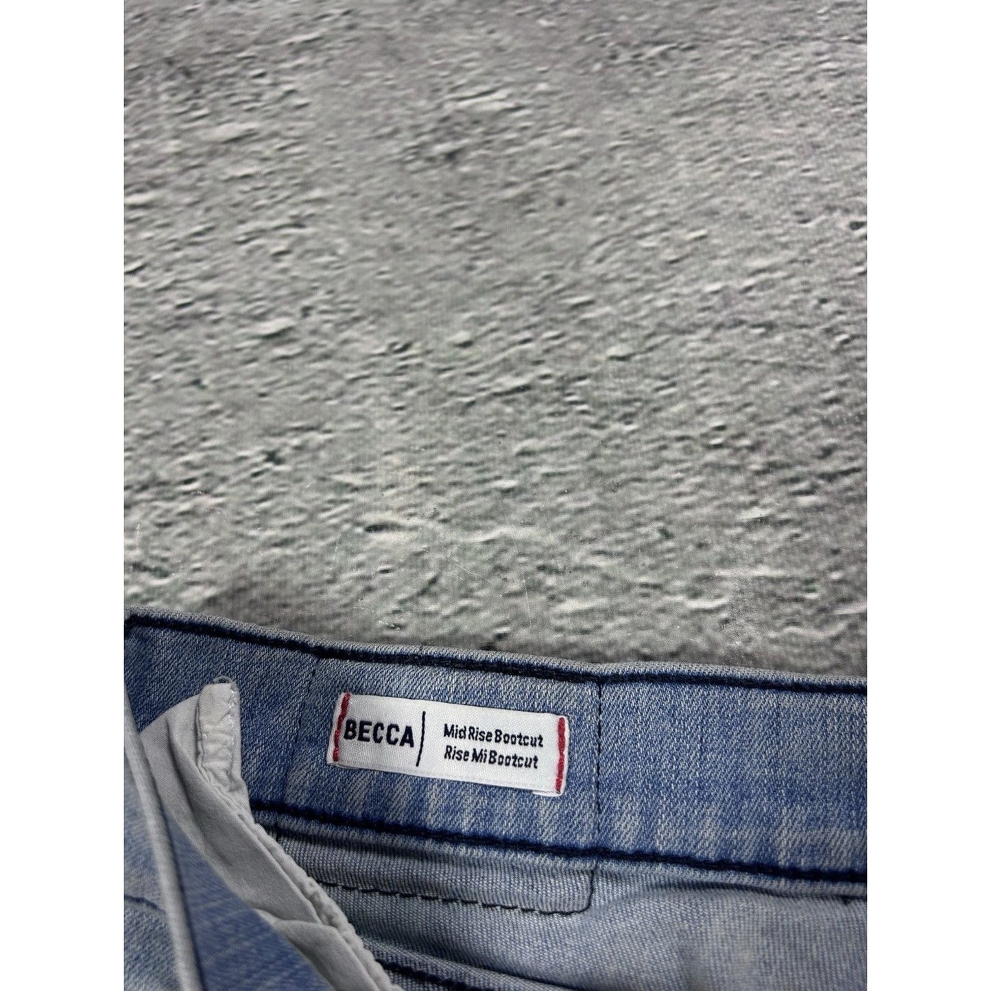 True Religion black Bootcut jeans washed blue Becca