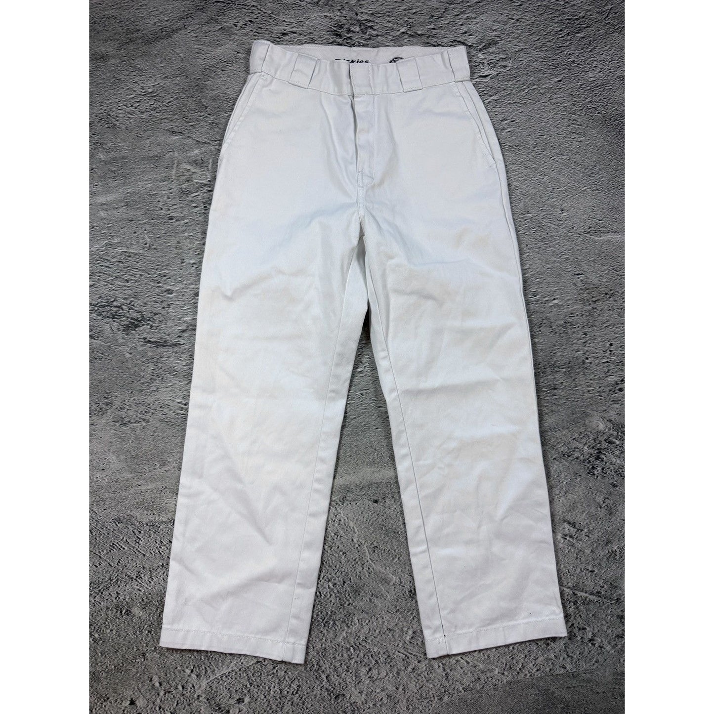 Dickies white pants workwear vintage straight fit