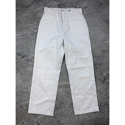 Dickies white pants workwear vintage straight fit